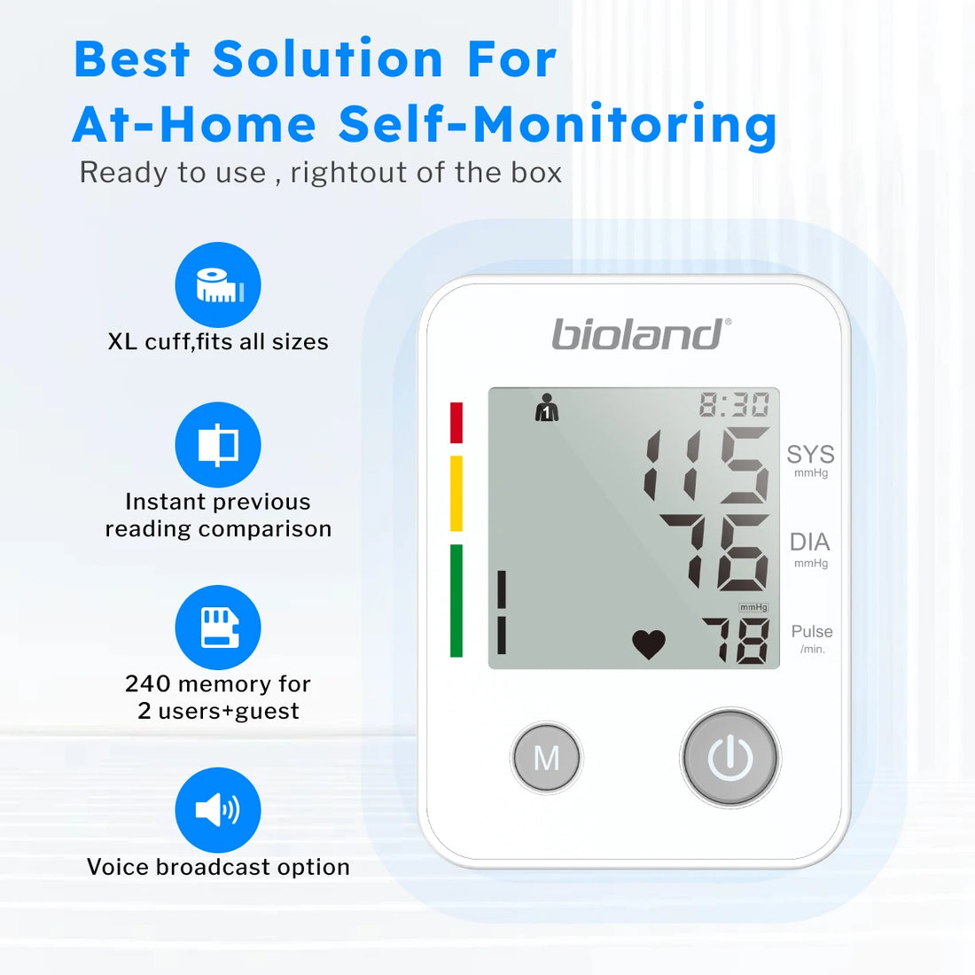 Bioland 2005 Automatic Upper Arm Blood Pressure Monitor