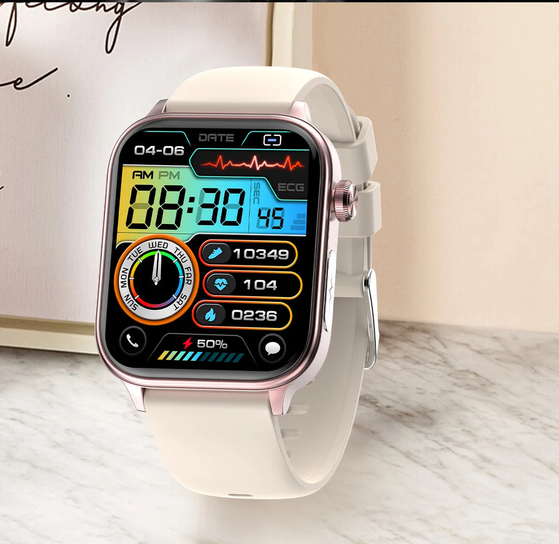 LIGE 2025 Smart Watch – ECG+PPG AI Health Diagnose Tracker for Men & Women