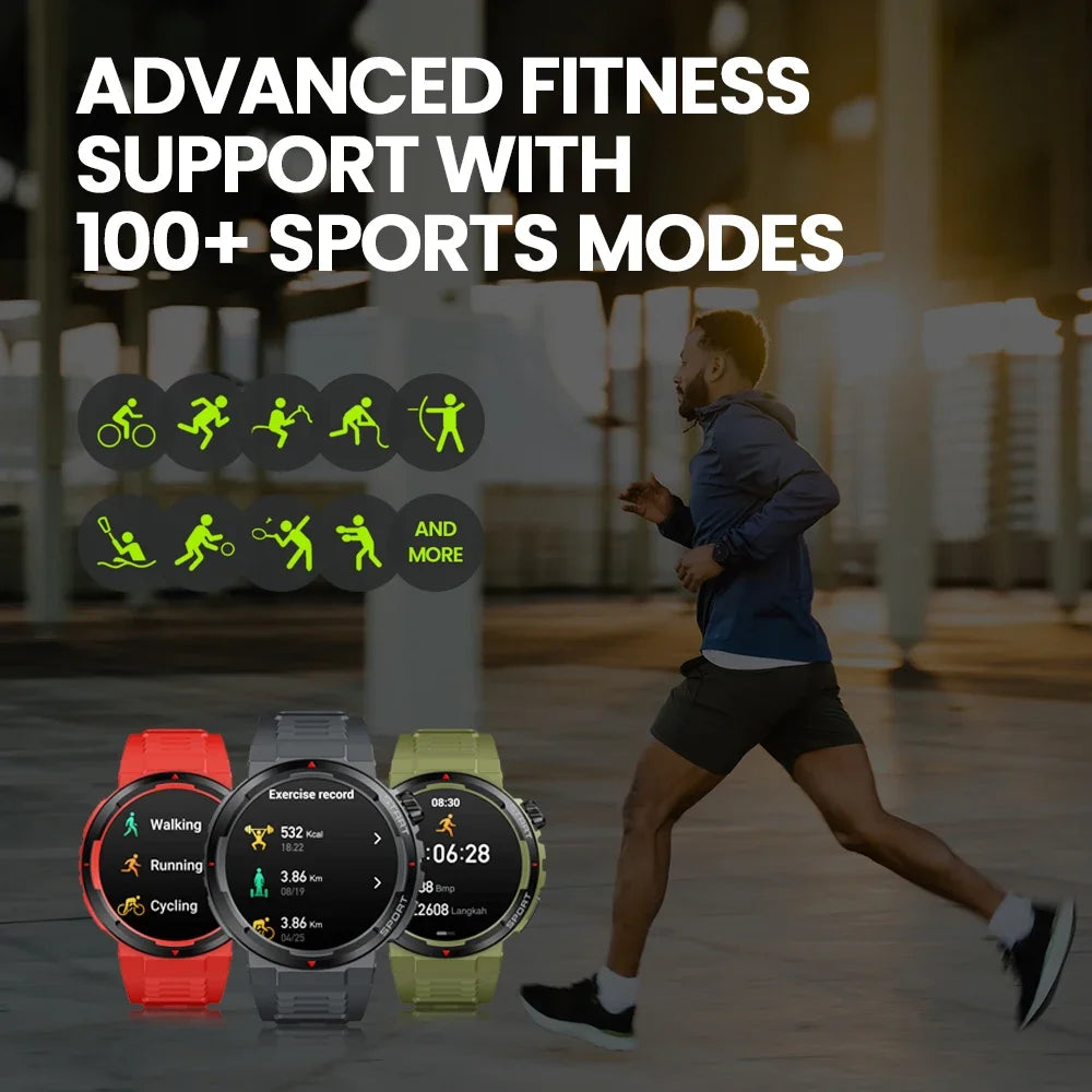 Zeblaze Ares 3 Plus – HD AMOLED Smartwatch