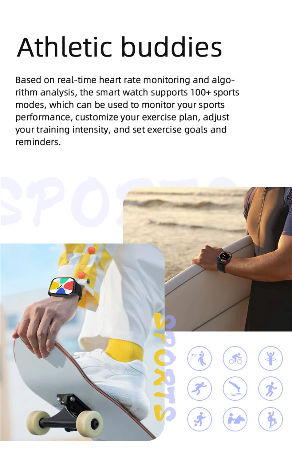 2024 Smart Watch – Heart Rate & Fitness Tracker