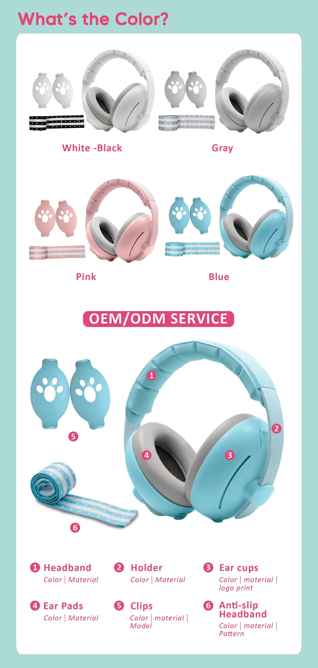 2-in-1 Baby Noise-Reduction Earmuffs