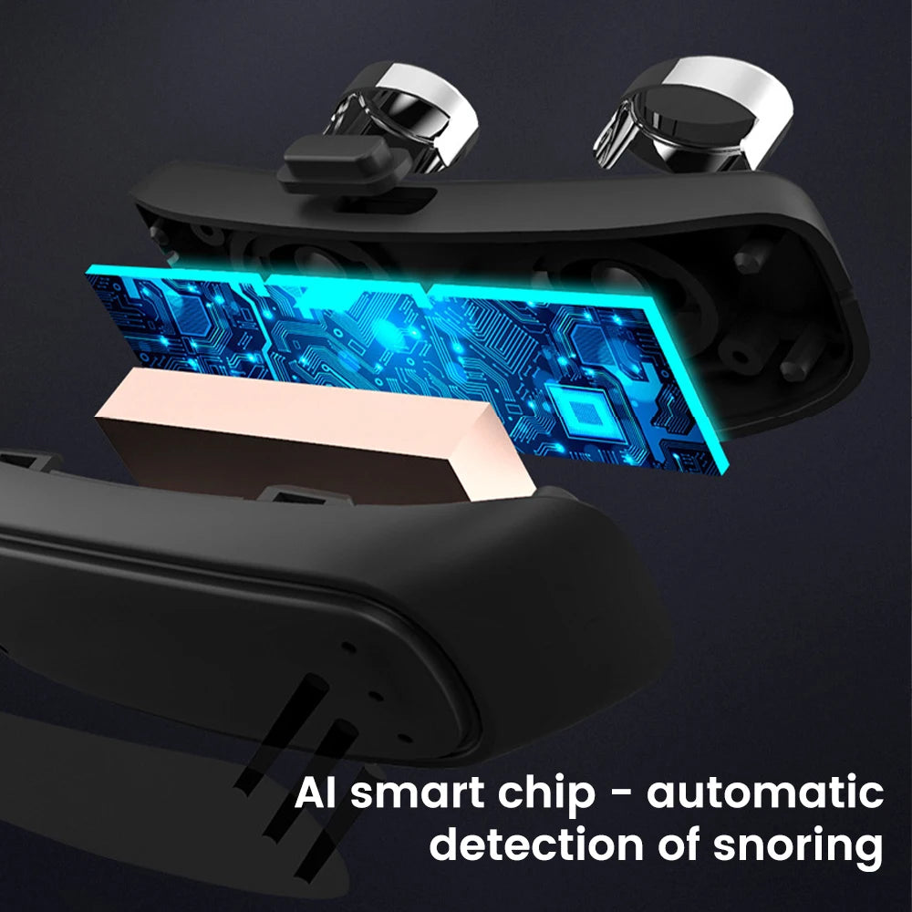 EMS Smart Anti-Snoring Device – USB Rechargeable Sleep Apnea Aid