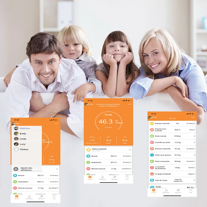 Bluetooth Smart Body Fat Scale – 150KG