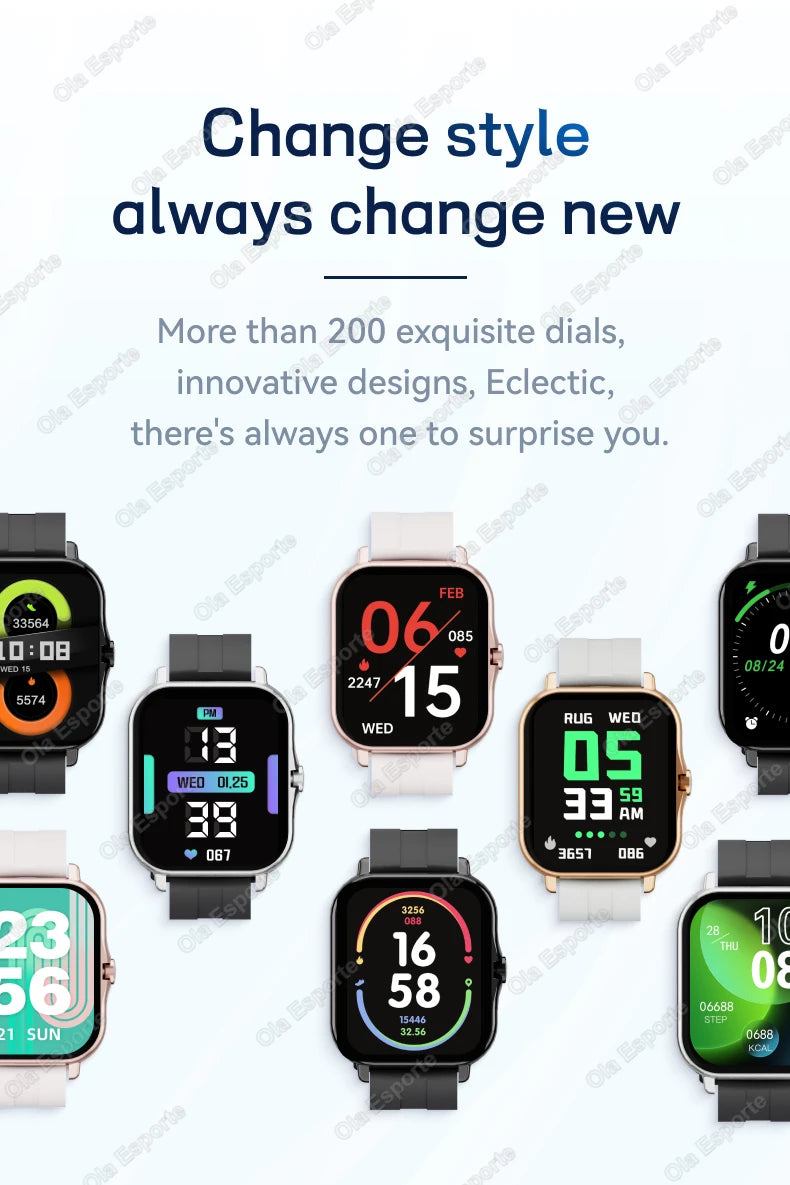 1.83" Full Touch Smart Watch – Sports & Fitness