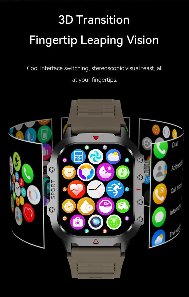 LAXASFIT 2.01" HD Smart Watch