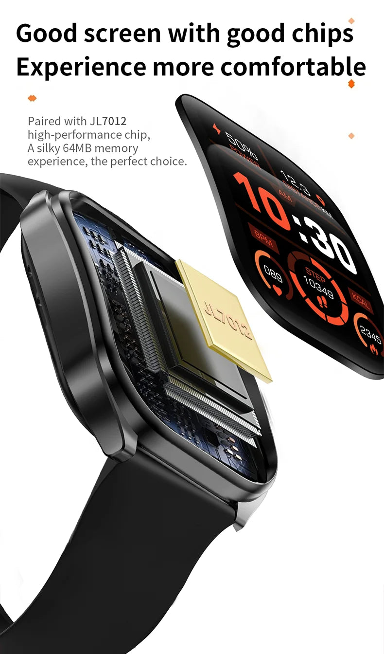 2.01" AMOLED Curved Screen Smart Watch
