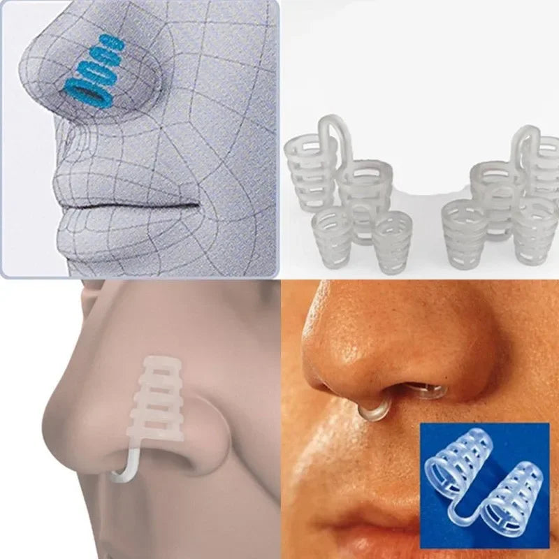 2PCS Anti-Snoring Nose Clips – Nasal Dilator Sleep Aid & Congestion Relief