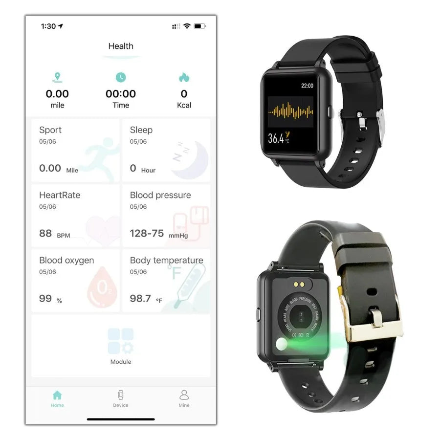 OXITEMP Smart Watch – Oximeter & Pulse Monitor