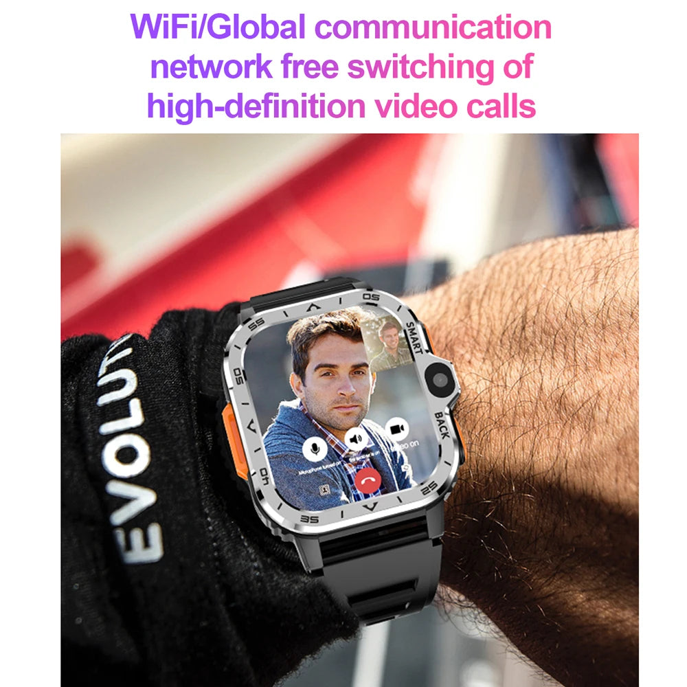 Roid Smart Watch – GPS, Dual Camera, 16+64G Storage, NFC, 4G SIM & WiFi