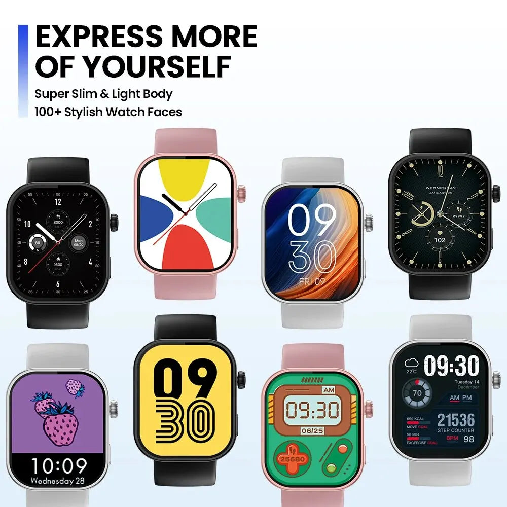 Zeblaze Btalk Plus Smartwatch – 2.03" HD Display, Voice Calling & Fitness Tracker