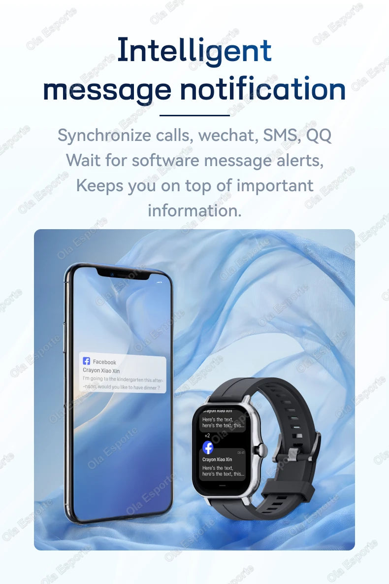 1.83" Full Touch Smart Watch – Sports & Fitness