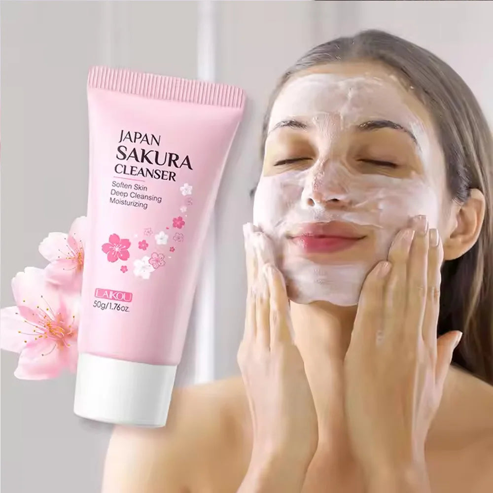 LAIKOU Sakura Gentle Face Cleanser 50g