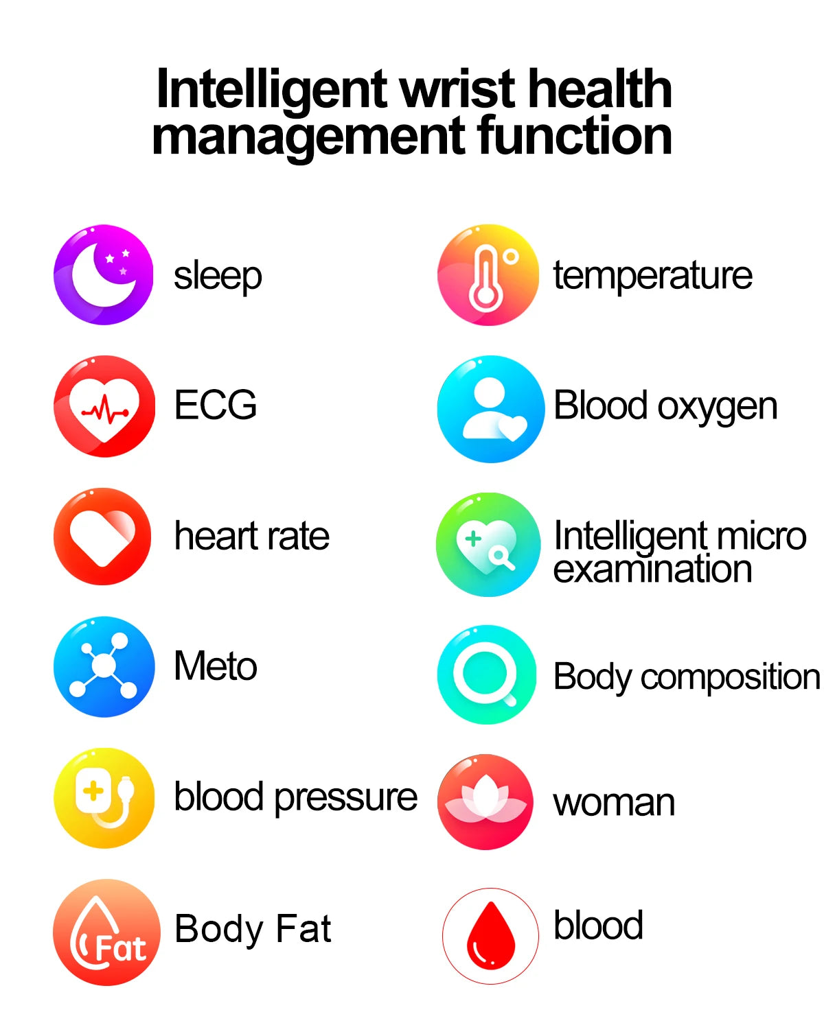 LIGE 2025 Smart Watch – ECG+PPG AI Health Diagnose Tracker for Men & Women