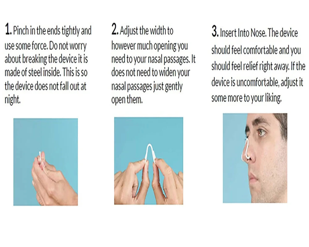Silicone Nasal Dilator Anti-Snoring Nose Clip