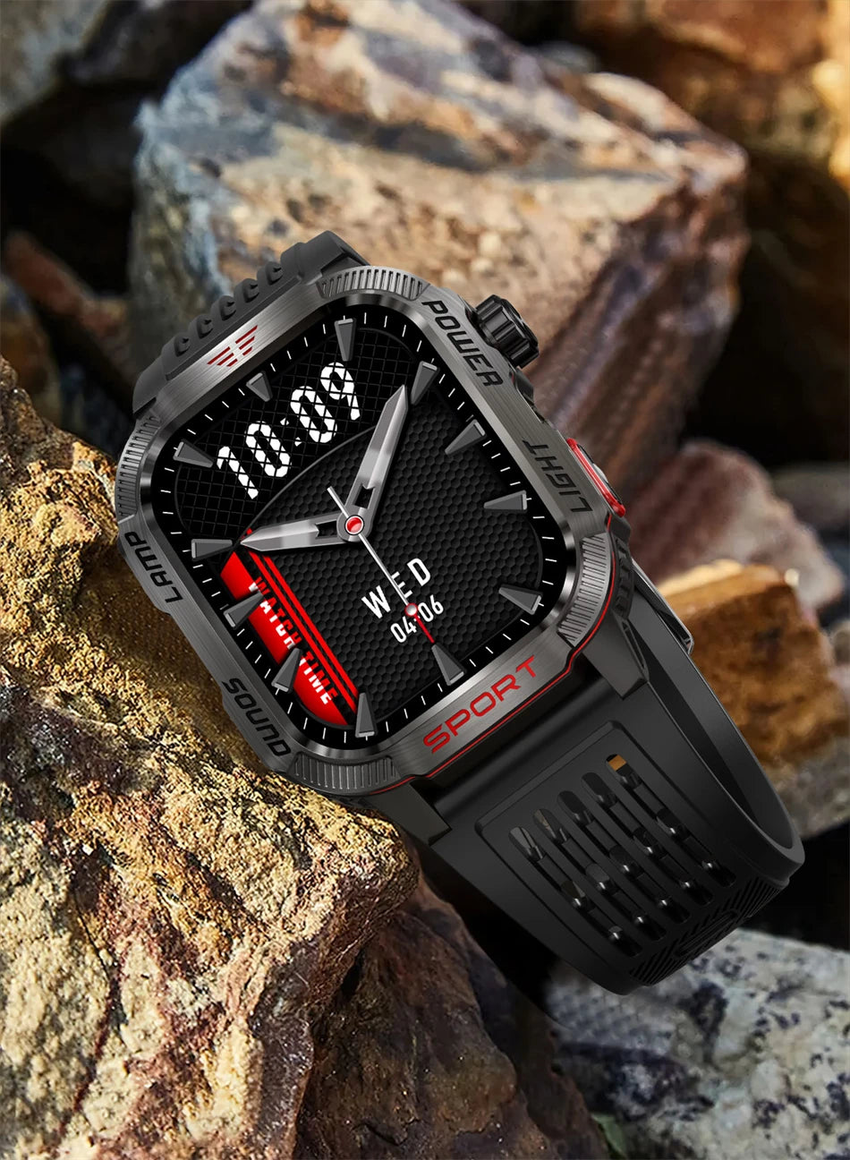 Military GPS Smart Watch – Outdoor Sports Tracker