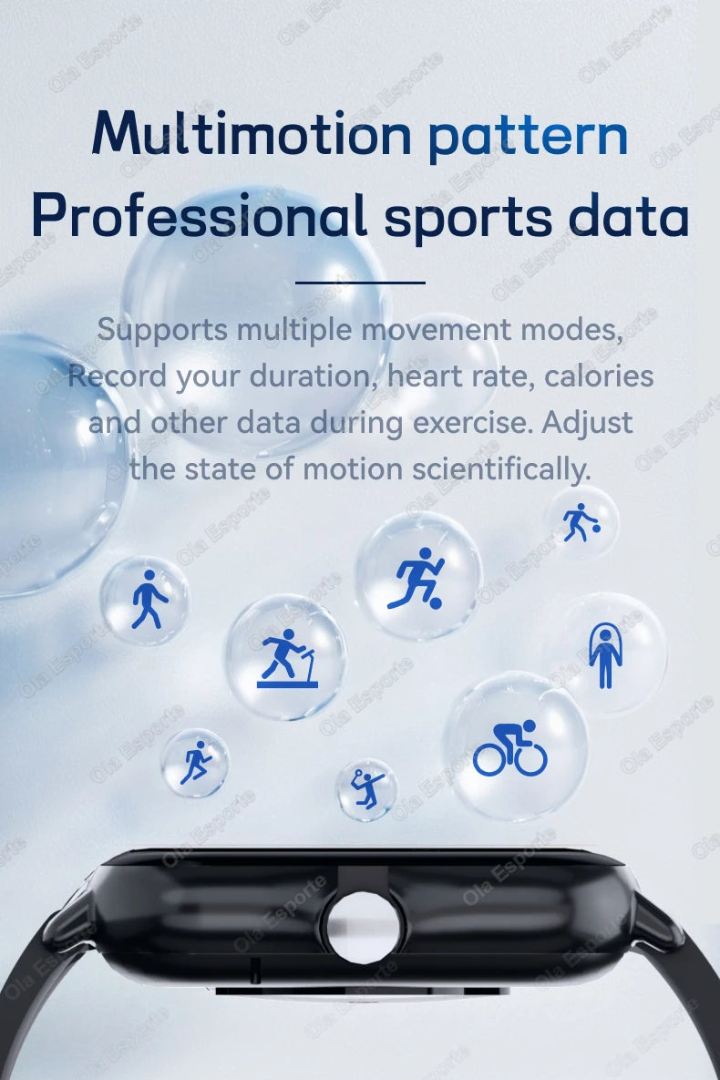 1.83" Full Touch Smart Watch – Sports & Fitness