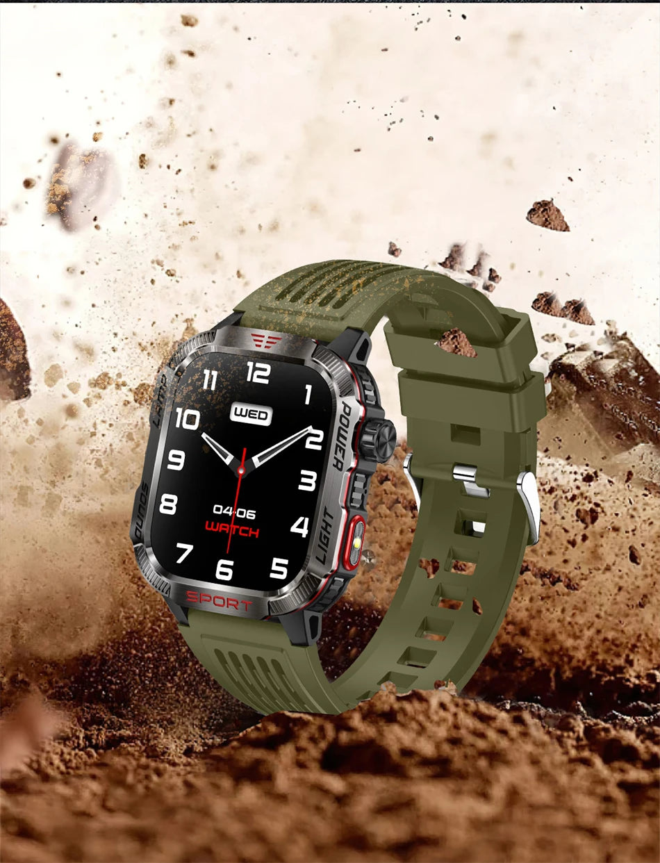 Military GPS Smart Watch – Outdoor Sports Tracker