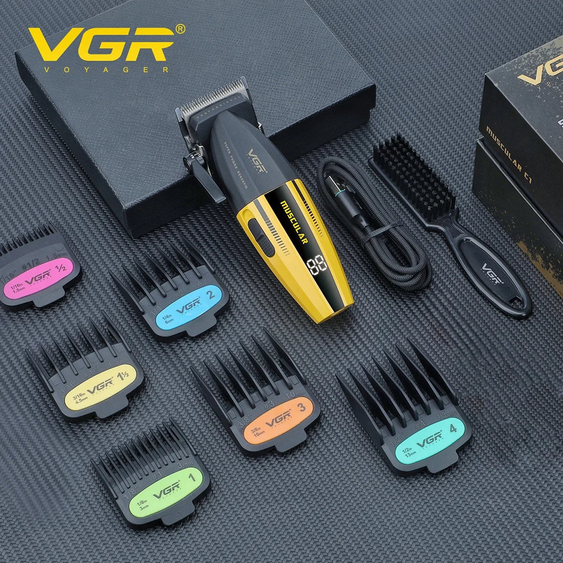VGR V-285 Professional Hair Clipper – Cordless Barber Trimmer 9000 RPM