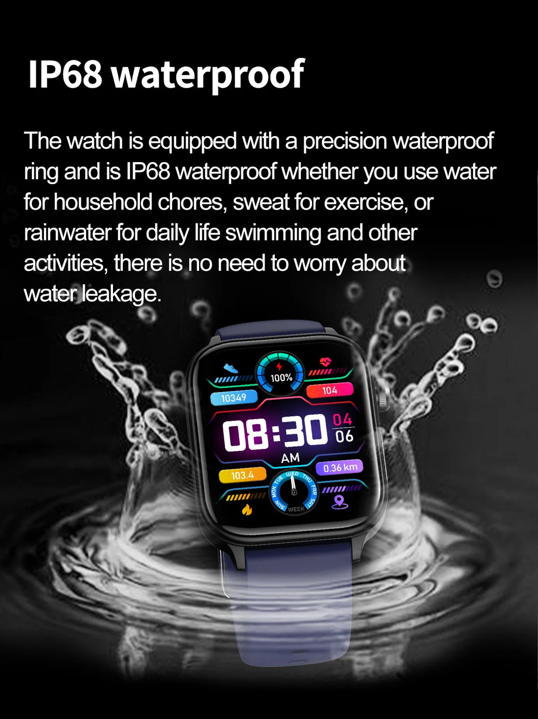 LIGE 2025 Smart Watch – ECG+PPG AI Health Diagnose Tracker for Men & Women