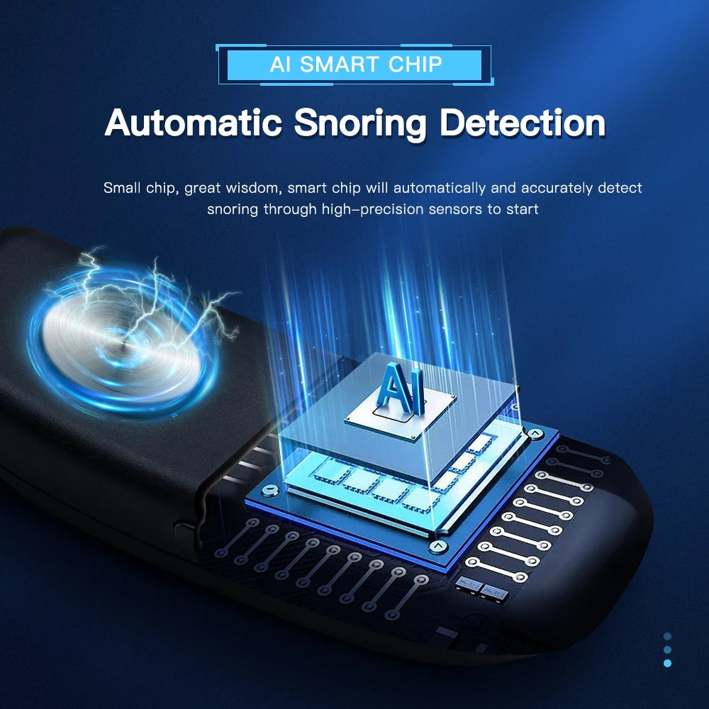 EMS Smart Anti-Snoring Device – USB Rechargeable Sleep Apnea Aid