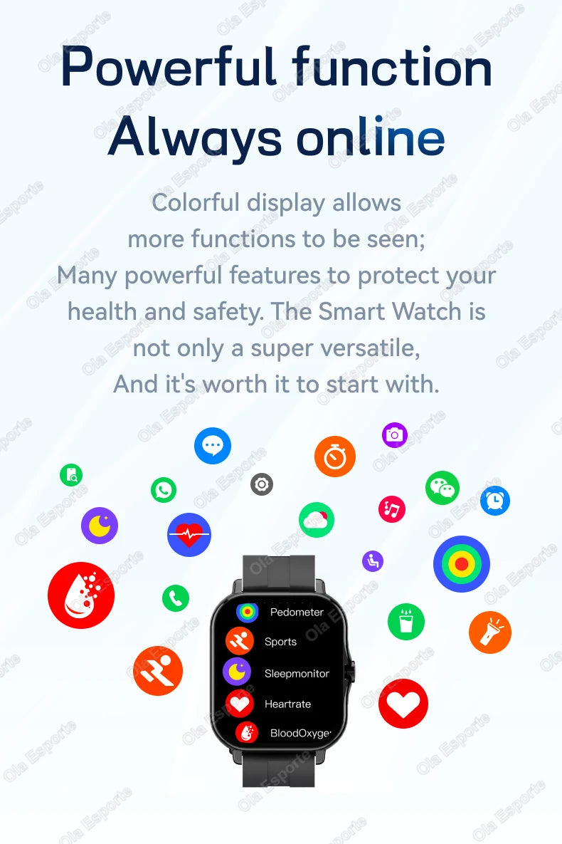 1.83" Full Touch Smart Watch – Sports & Fitness