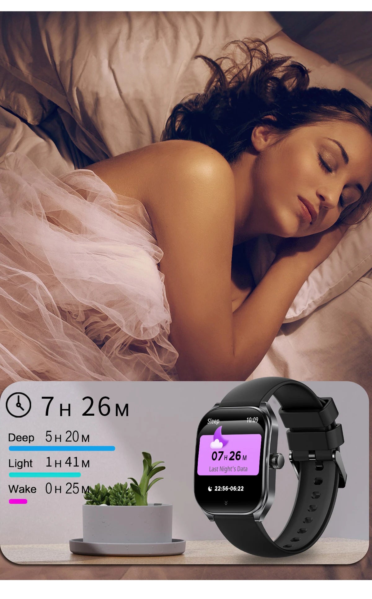 2.01" AMOLED Curved Screen Smart Watch