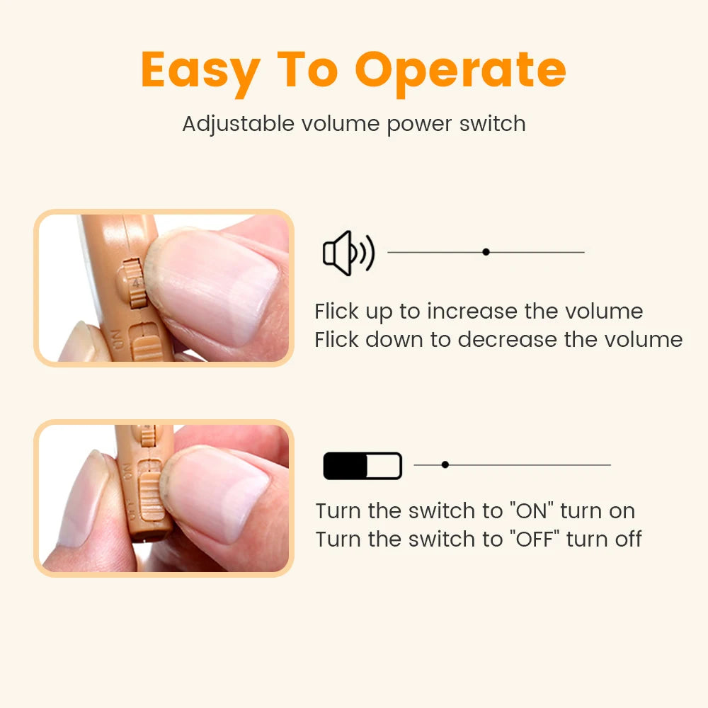Rechargeable Wireless BTE Hearing Aid