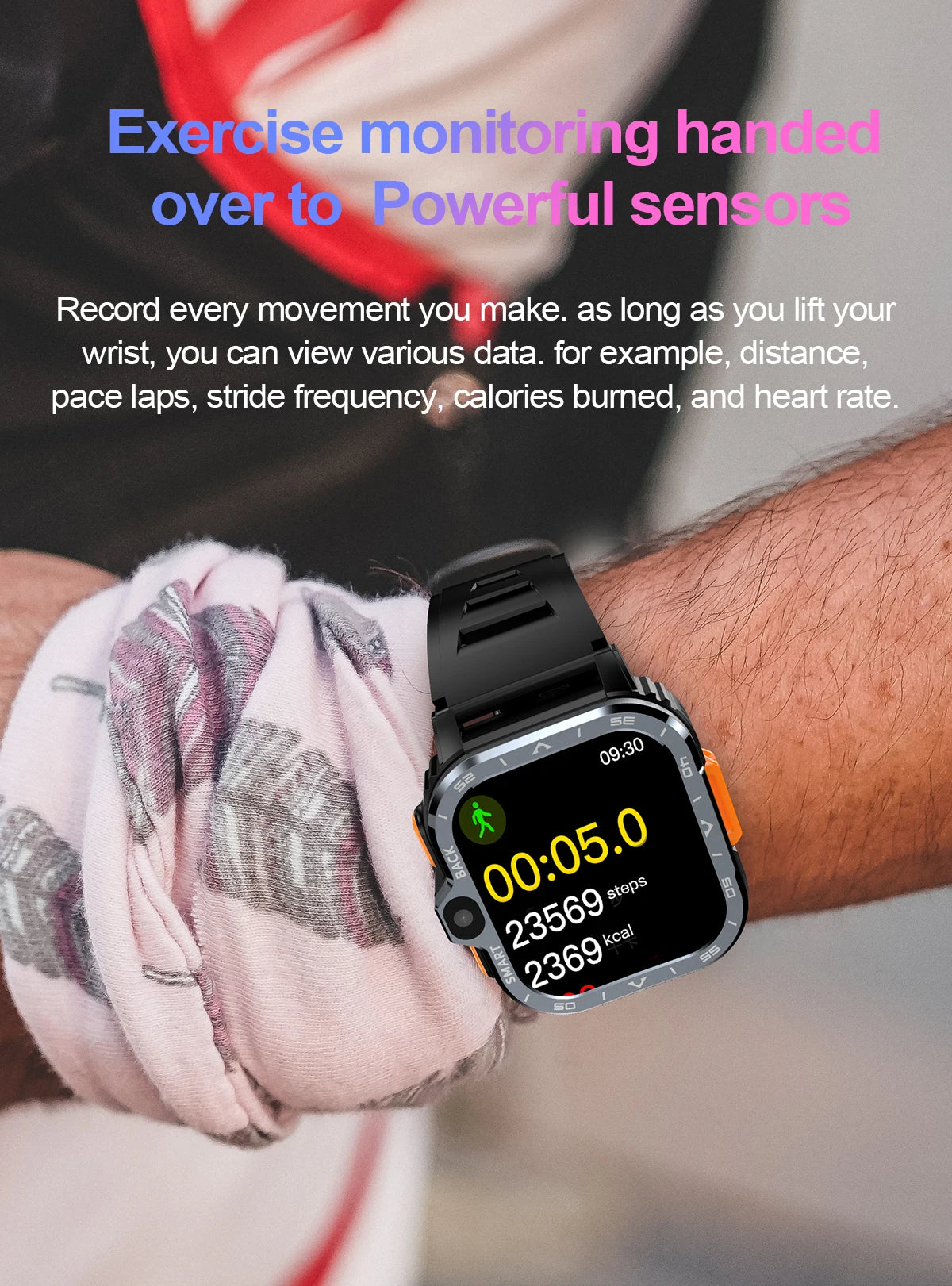 Roid Smart Watch – GPS, Dual Camera, 16+64G Storage, NFC, 4G SIM & WiFi