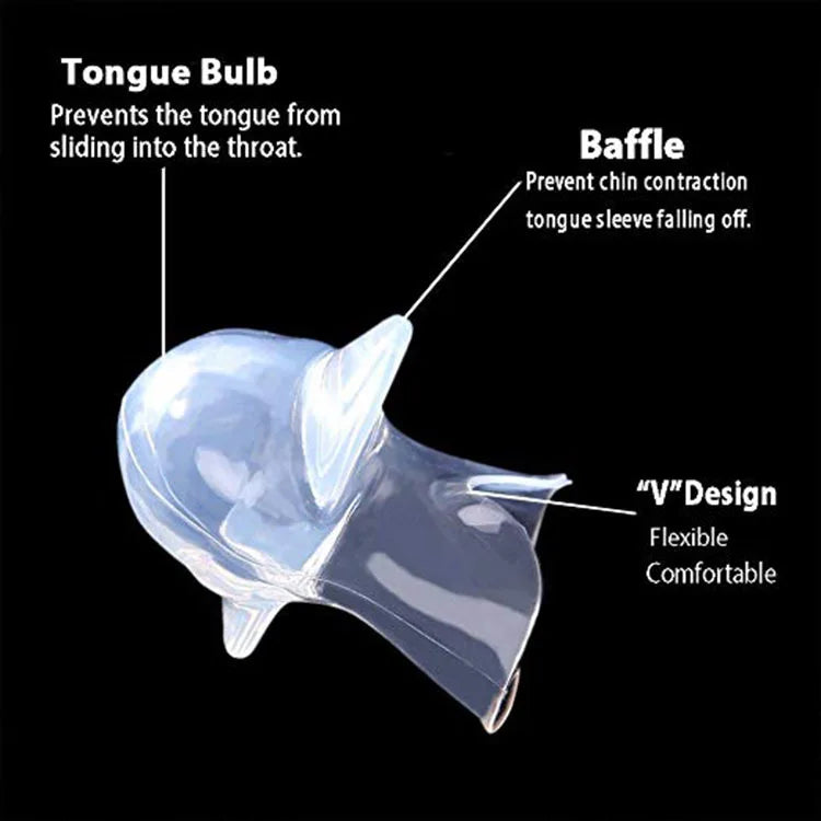 Medical Silicone Anti-Snore Device – Tongue Retainer Mouthpiece