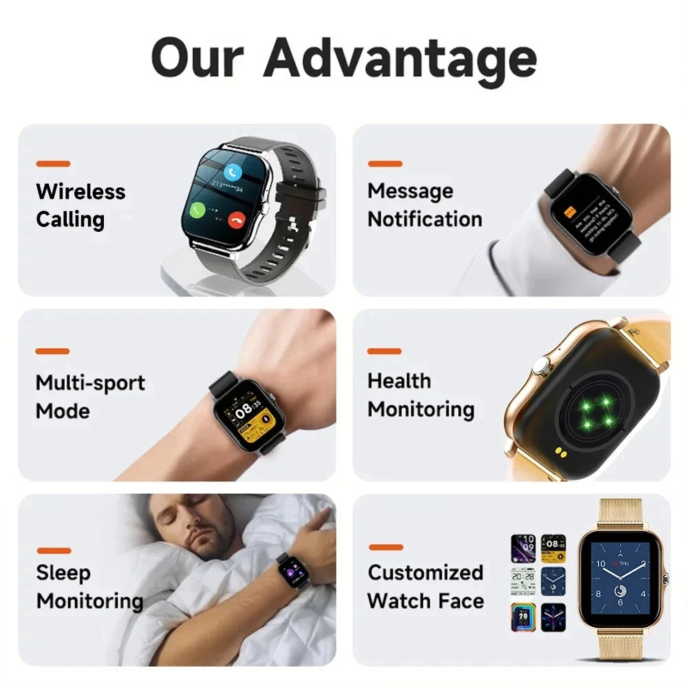 1.83" Full Touch Smart Watch – Sports & Fitness