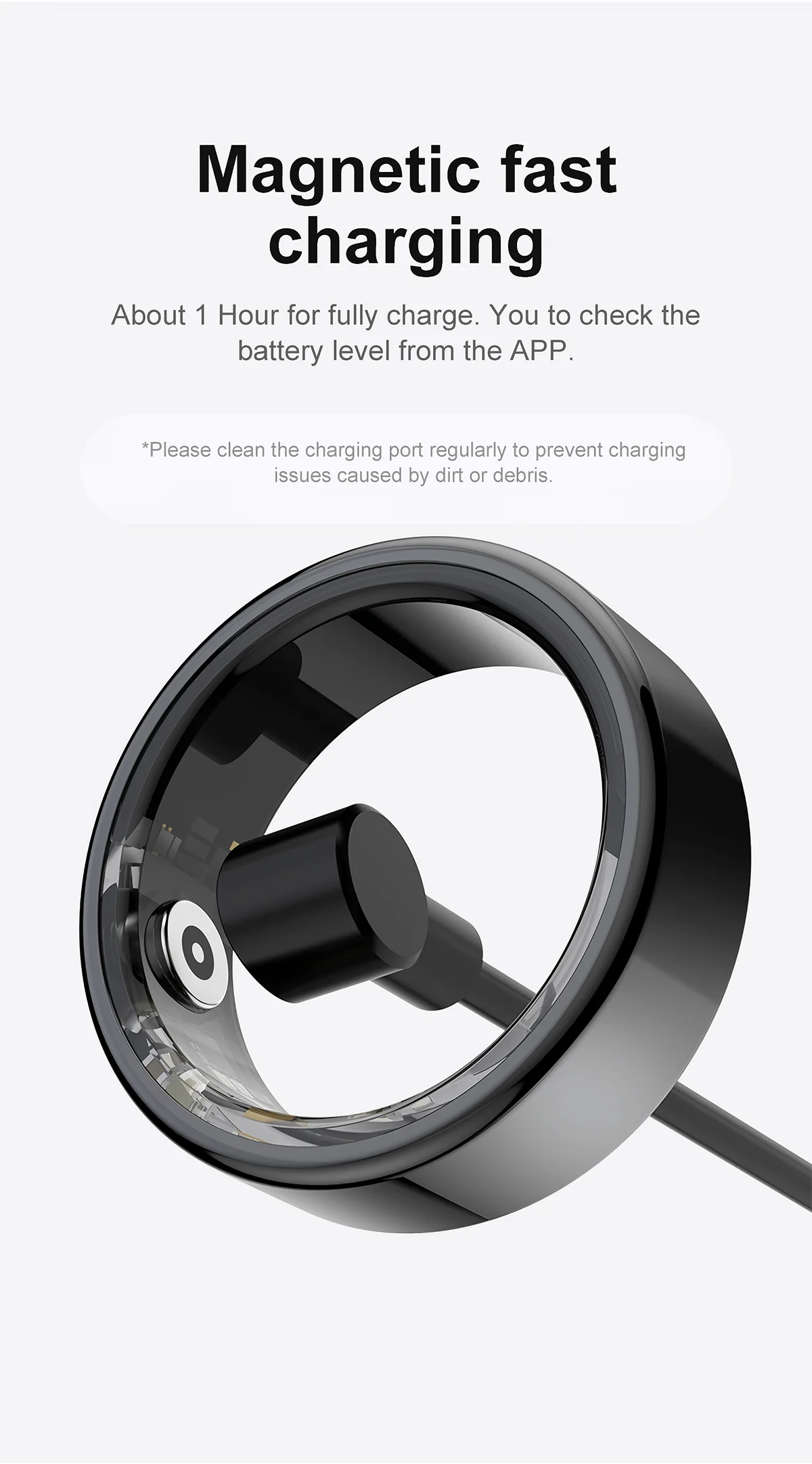 AMZMAX R02 Smart Ring – Fitness Tracker, Multi-Sport Modes, Waterproof