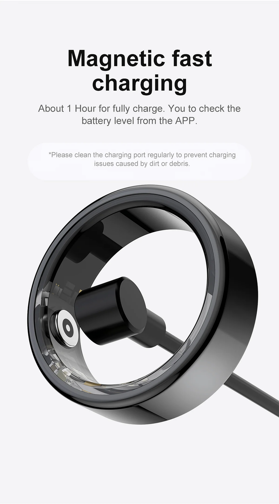 AMZMAX R02 Smart Ring – Fitness Tracker, Multi-Sport Modes, Waterproof