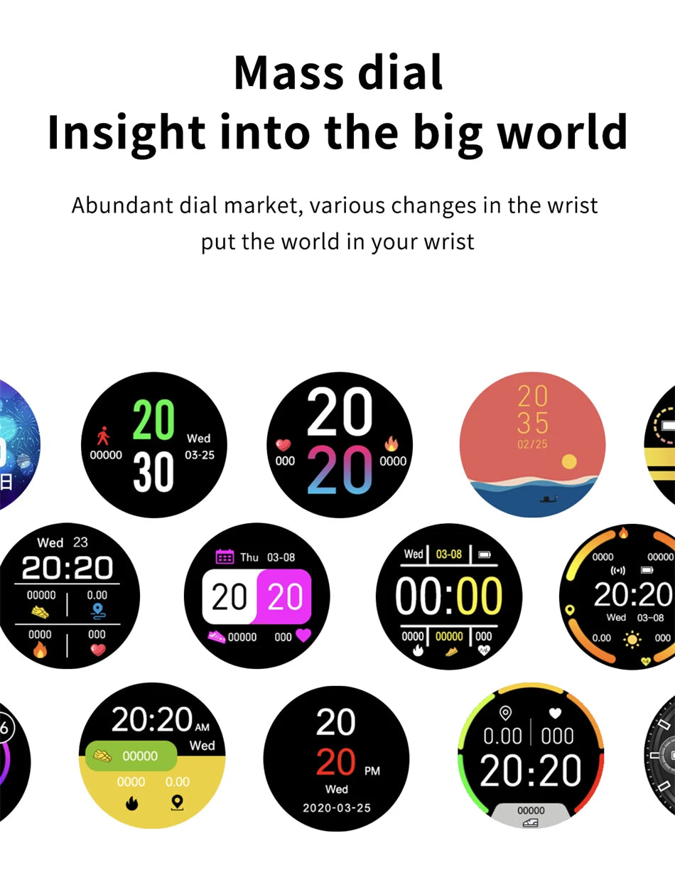 LIGE Full Touch Sport Smart Watch
