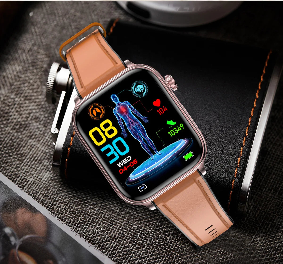 LIGE 2025 Smart Watch – ECG+PPG AI Health Diagnose Tracker for Men & Women
