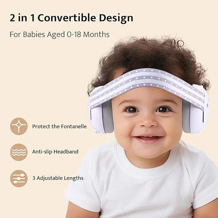 2-in-1 Baby Noise-Reduction Earmuffs