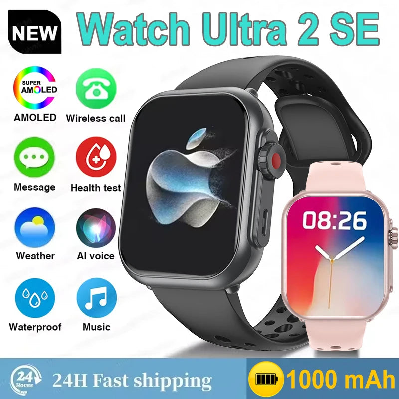Watch Ultra 2 SE – AMOLED Smart Fitness Watch
