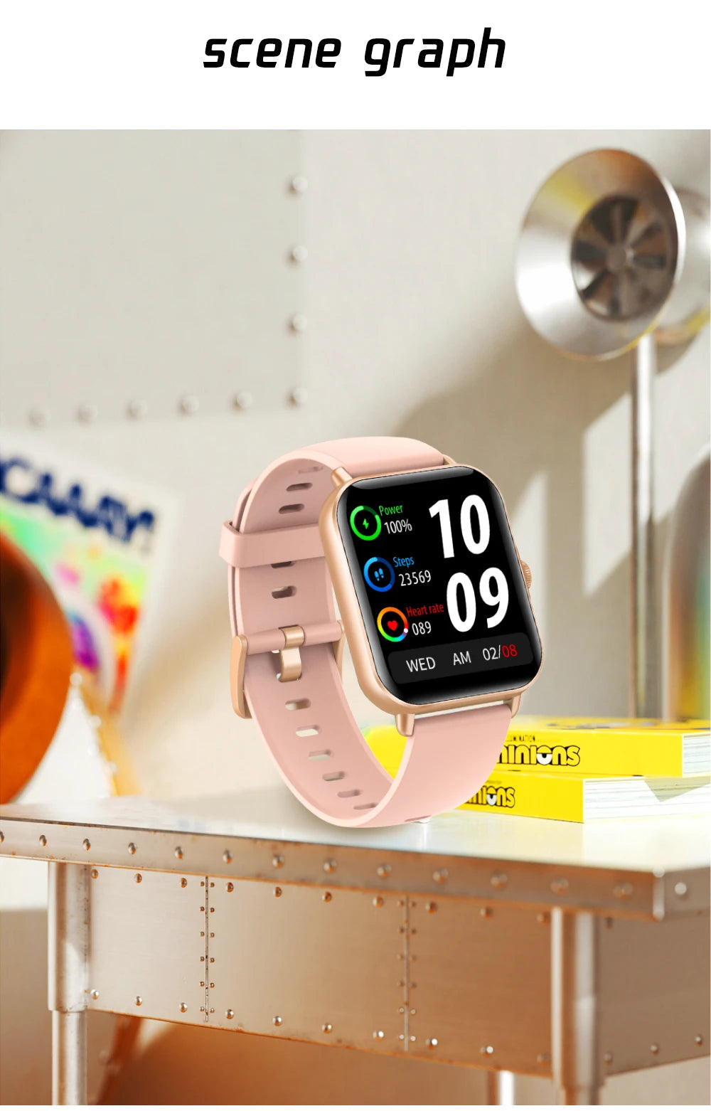 2025 Bluetooth Smart Watch – Fitness & Music