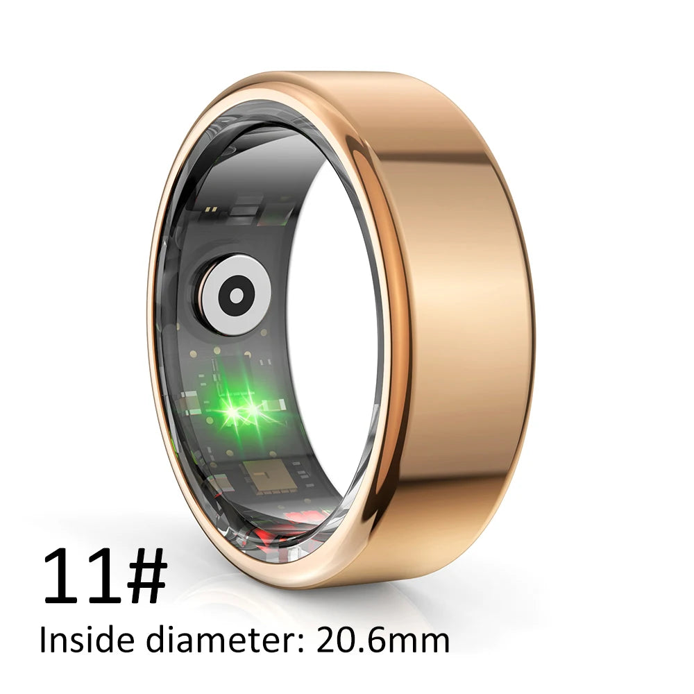 AMZMAX R02 Smart Ring – Fitness Tracker, Multi-Sport Modes, Waterproof