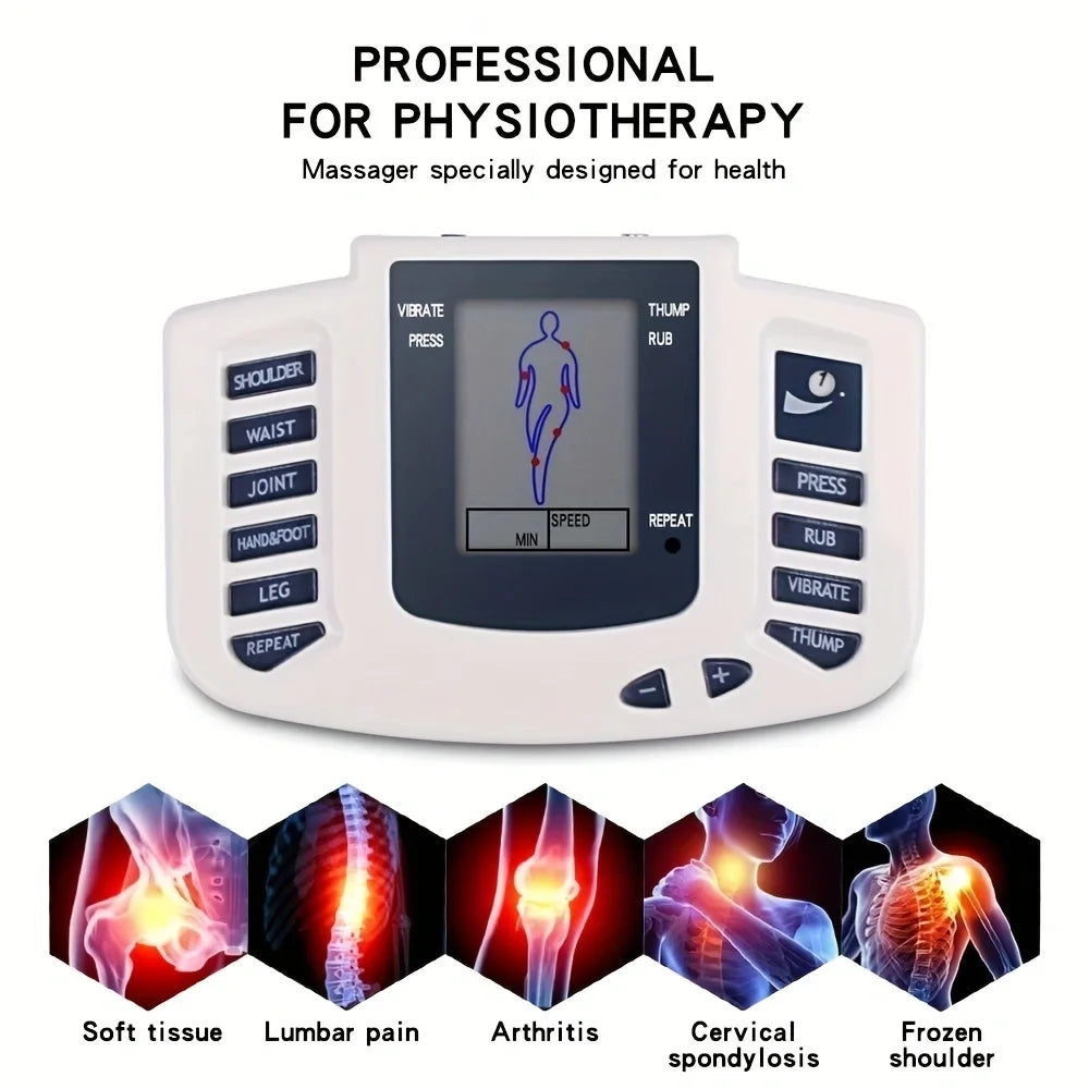 Digital EMS TENS Muscle Stimulator – 8 Modes Therapy & Relaxation Device