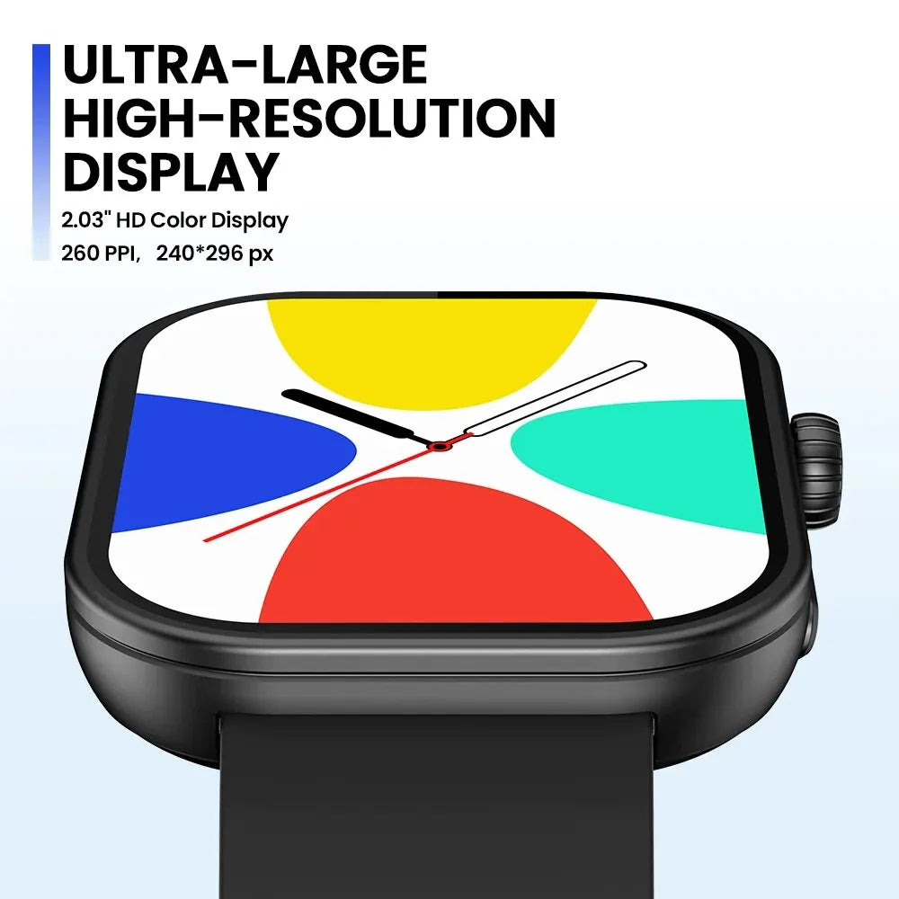 Zeblaze Btalk Plus Smartwatch – 2.03" HD Display, Voice Calling & Fitness Tracker