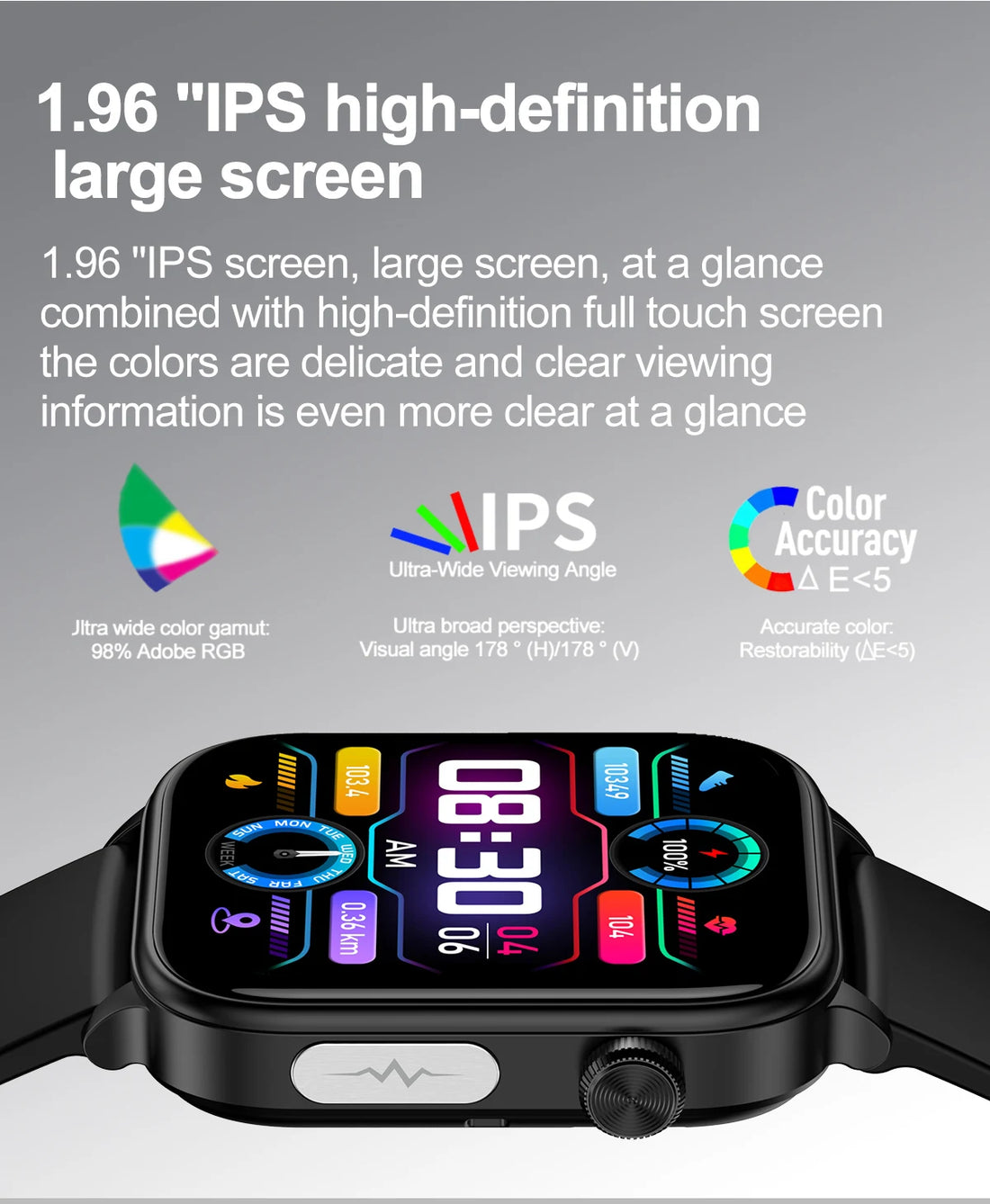LIGE 2025 Smart Watch – ECG+PPG AI Health Diagnose Tracker for Men & Women