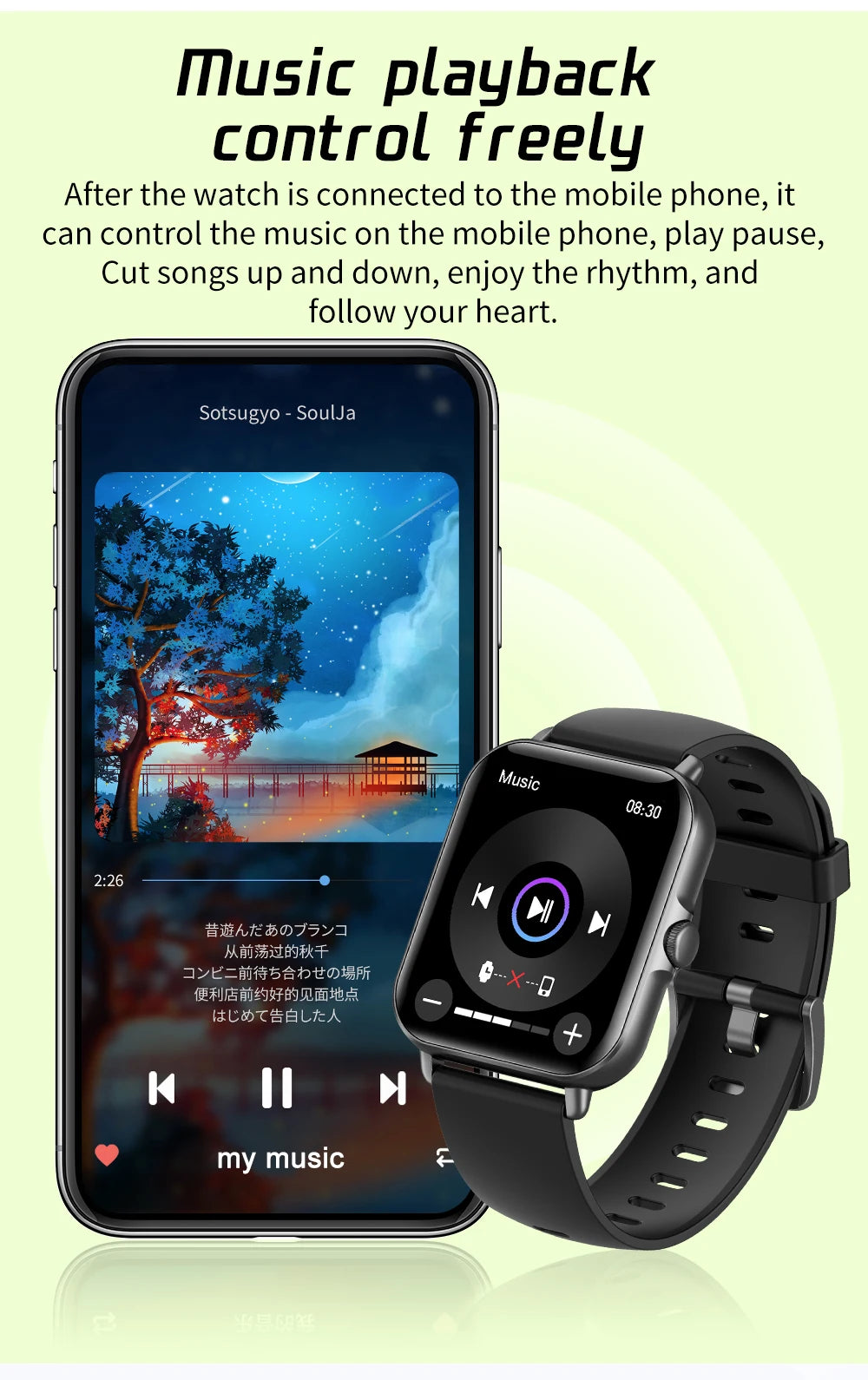 2025 Bluetooth Smart Watch – Fitness & Music