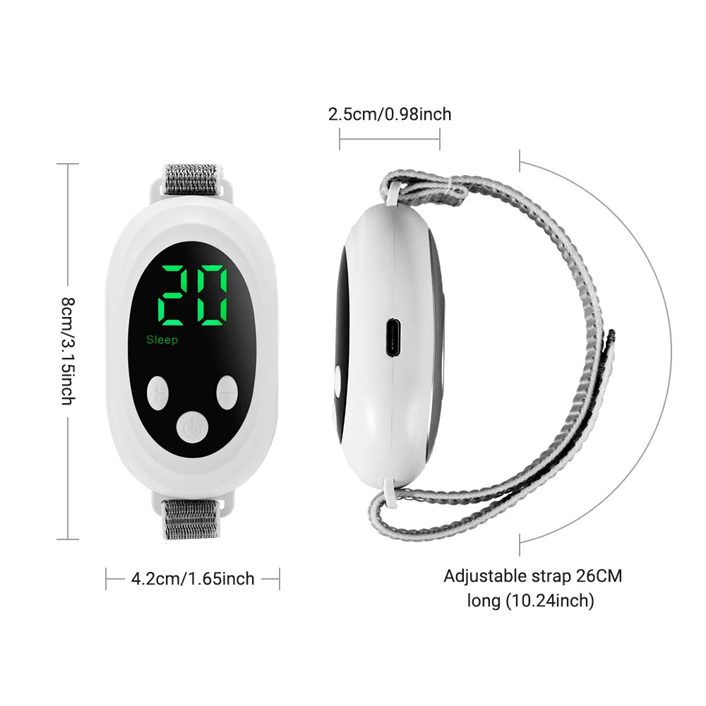 Microcurrent EMS Sleep Aid Device – Insomnia & Anxiety Relief Palm Massager