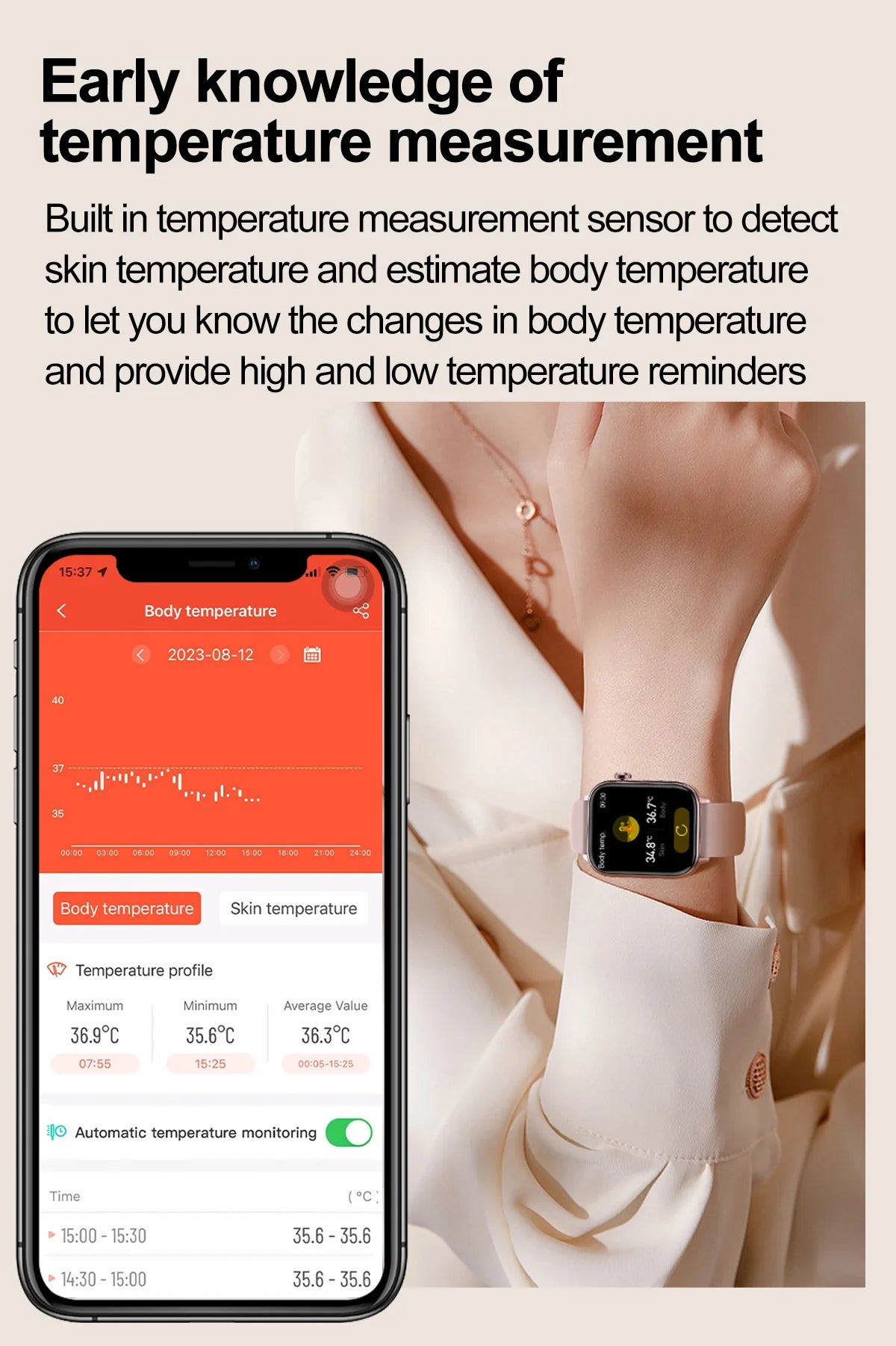 LIGE 2025 Smart Watch – ECG+PPG AI Health Diagnose Tracker for Men & Women