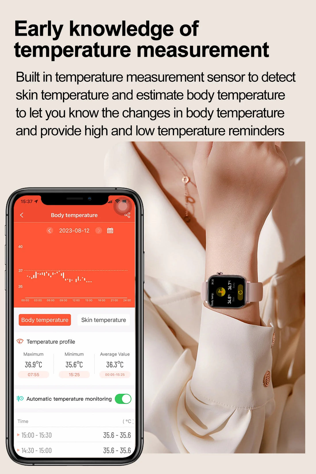 LIGE 2025 Smart Watch – ECG+PPG AI Health Diagnose Tracker for Men & Women