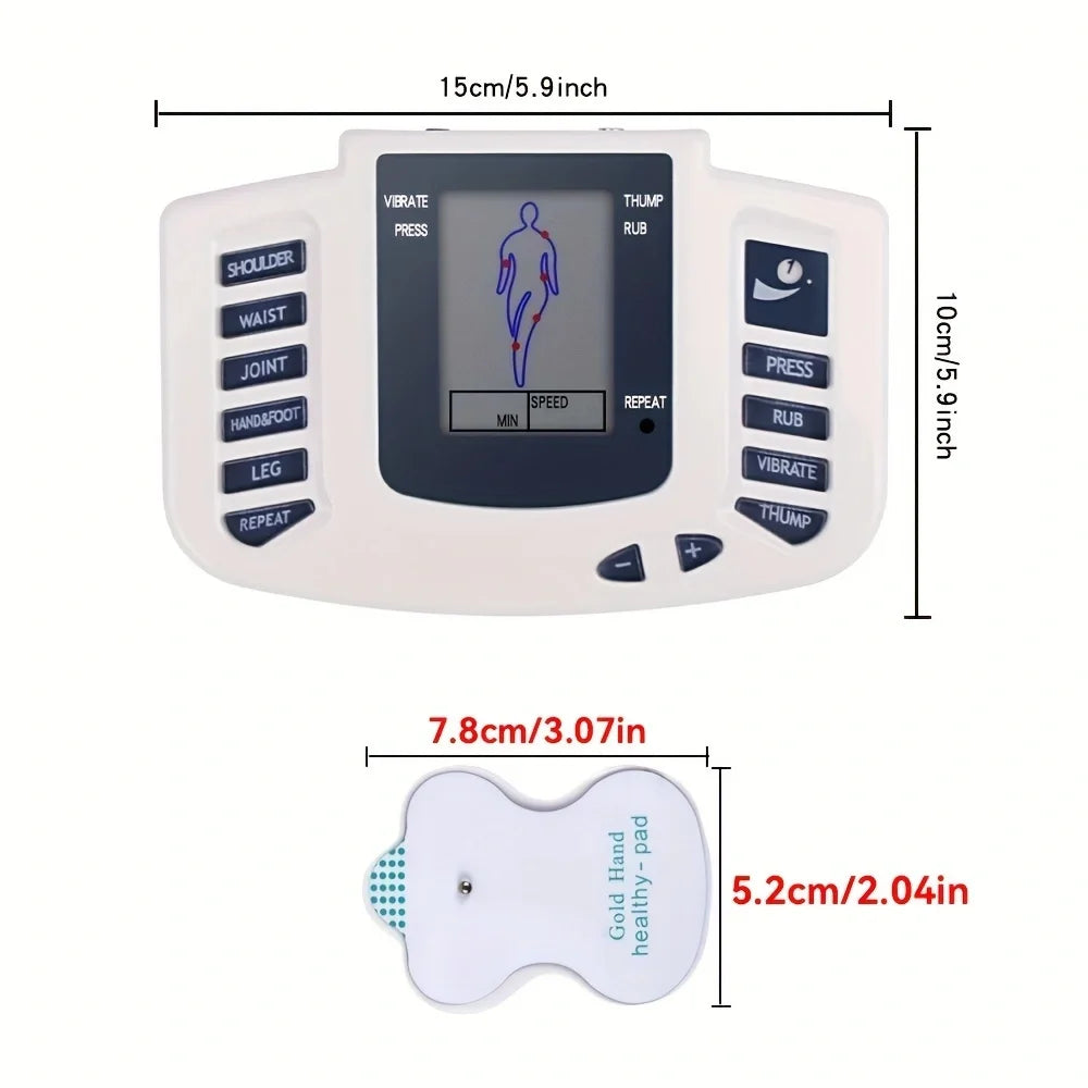 Digital EMS TENS Muscle Stimulator – 8 Modes Therapy & Relaxation Device