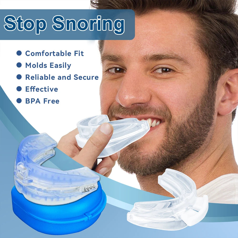 Anti-Snore & Bruxism Mouth Guard – Sleep Aid for Snoring, Apnea & Teeth Grinding