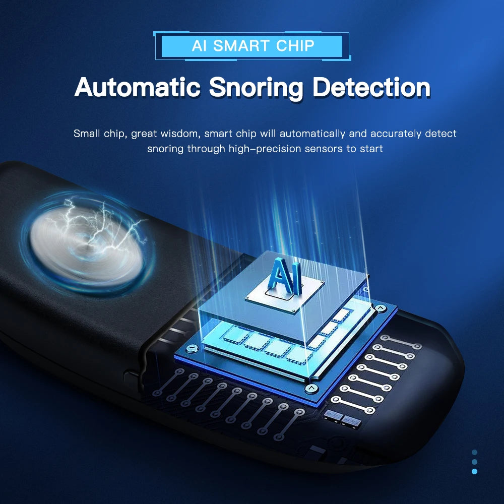 EMS Smart Anti-Snoring Device – USB Rechargeable Sleep Apnea Aid