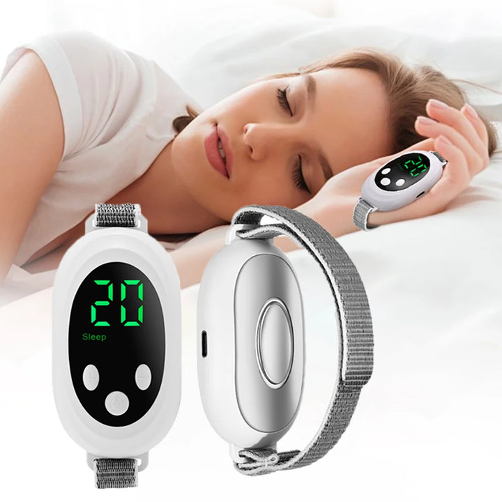 Microcurrent EMS Sleep Aid Device – Insomnia & Anxiety Relief Palm Massager