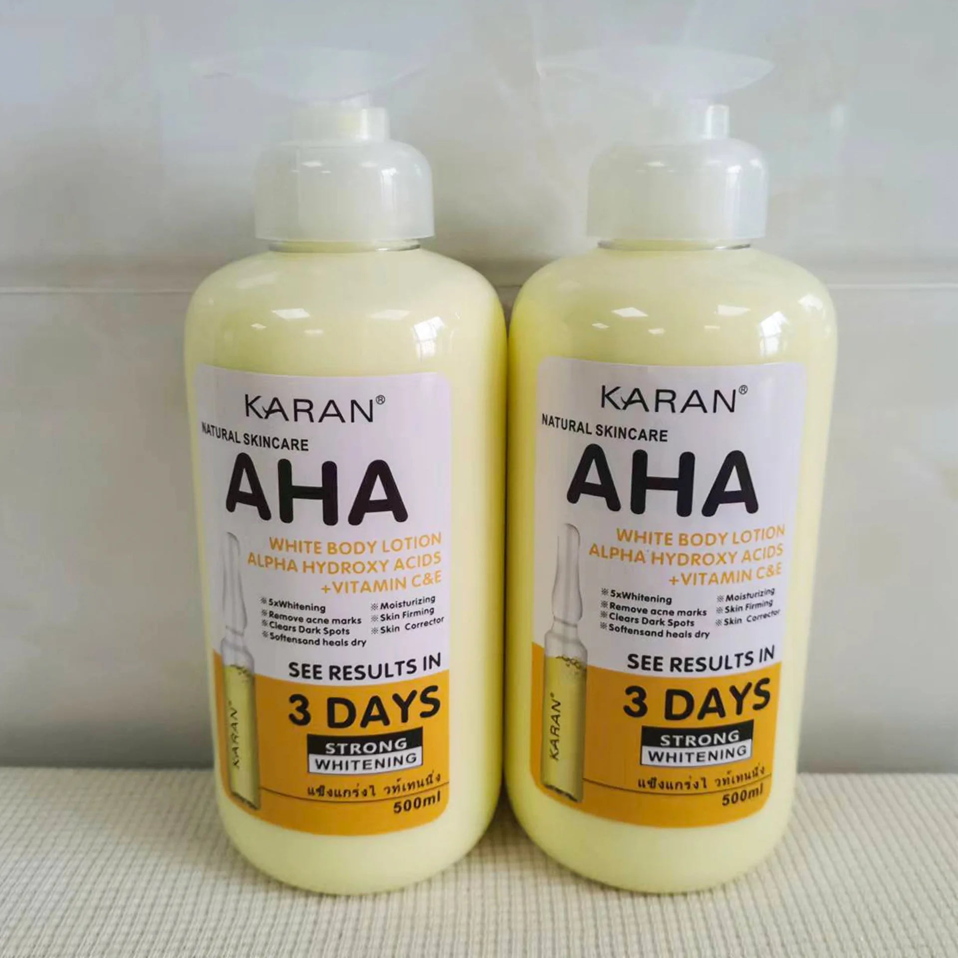 500ml Whitening Body Cream with Vitamin C & E